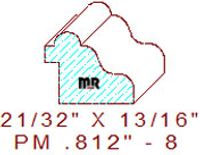 Panel Mould 13/16" - 8