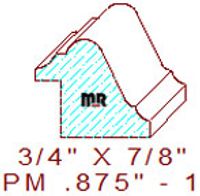 Panel Mould 7/8" - 1