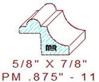 Panel Mould 7/8" - 11 Panel Mould 7/8" - 11