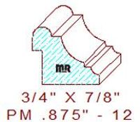 Panel Mould 7/8" - 12 Panel Mould 7/8" - 12