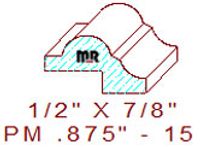 Panel Mould 7/8" - 15 Panel Mould 7/8" - 15