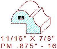 Panel Mould 7/8" - 16 Panel Mould 7/8" - 16