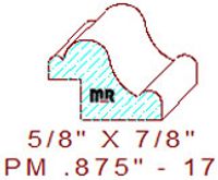 Panel Mould 7/8" - 17 Panel Mould 7/8" - 17