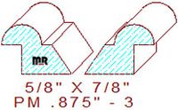 Panel Mould 7/8" - 3 Panel Mould 7/8" - 3