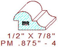 Panel Mould 7/8" - 4 Panel Mould 7/8" - 4
