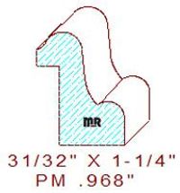 Panel Moulding 31/32"