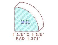 1-3/8" Quarter Round Moulding 1-3/8" Quarter Round Moulding