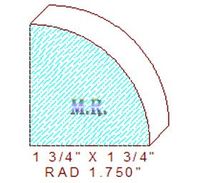 1-3/4" Quarter Round Moulding 