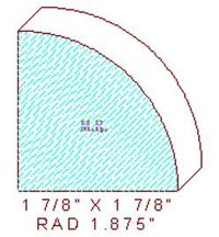 1-7/8" Quarter Round Moulding 1-7/8" Quarter Round Moulding