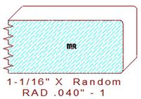 3/64" Radius Edge Moulding - 1