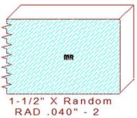 3/64" Radius Edge Moulding - 2 3/64" Radius Edge Moulding - 2