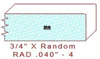 3/64" Radius Edge Moulding - 4