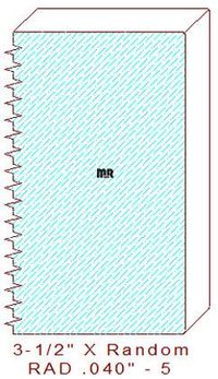 3/64" Radius Edge Moulding - 5 3/64" Radius Edge Moulding - 5