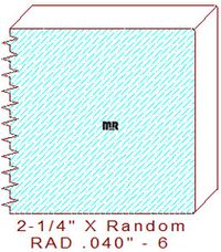 3/64" Radius Edge Moulding - 6 3/64" Radius Edge Moulding - 6
