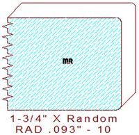3/32" Radius Edge - 10 3/32" Radius Edge - 10