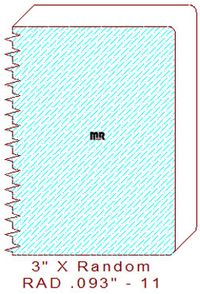 3/32" Radius Edge Moulding - 11 3/32" Radius Edge Moulding - 11