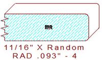 3/32" Radius Edge Moulding - 4