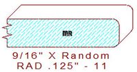 1/8" Radius Edge - 11 1/8" Radius Edge - 11