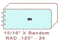 1/8" Radius Edge - 24 1/8" Radius Edge - 24