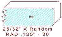 1/8" Radius Edge - 30 1/8" Radius Edge - 30