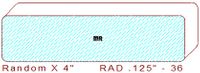 1/8" Radius Edge - 36 1/8" Radius Edge - 36