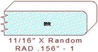 5/32" Radius Edge - 1 5/32" Radius Edge - 1