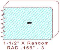 5/32" Radius Edge - 3 5/32" Radius Edge - 3