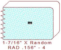 5/32" Radius Edge - 4 5/32" Radius Edge - 4