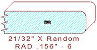 5/32" Radius Edge - 6 5/32" Radius Edge - 6