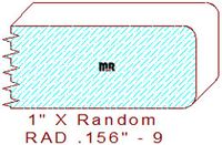 5/32" Radius Edge - 9 5/32" Radius Edge - 9
