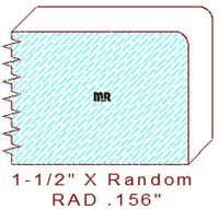5/32" Radius Edge 5/32" Radius Edge