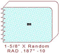 3/16" Radius Edge Moulding - 10 3/16" Radius Edge Moulding - 10