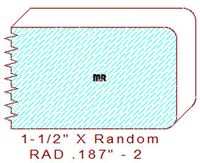 3/16" Radius Edge Moulding - 2 3/16" Radius Edge Moulding - 2