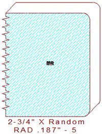 3/16" Radius Edge Moulding - 5 3/16" Radius Edge Moulding - 5