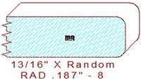 3/16" Radius Edge Moulding - 8