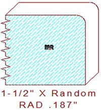 3/16" Radius Edge Moulding 3/16" Radius Edge Moulding