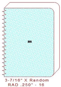 1/4" Radius Edge Moulding - 16 1/4" Radius Edge Moulding - 16