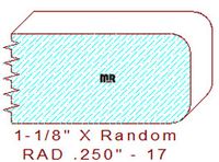 1/4" Radius Edge Moulding - 17