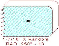 1/4" Radius Edge Moulding - 18 1/4" Radius Edge Moulding - 18
