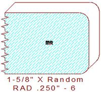 1/4" Radius Edge Moulding - 6 1/4" Radius Edge Moulding - 6