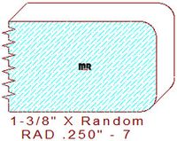 1/4" Radius Edge Moulding - 7