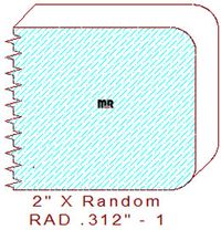 5/16" Radius Edge - 1 5/16" Radius Edge - 1