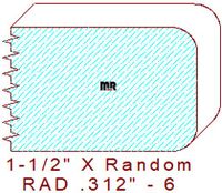 5/16" Radius Edge - 6 5/16" Radius Edge - 6