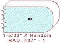 7/16" Radius Edge Moulding - 1 7/16" Radius Edge Moulding - 1