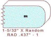 7/16" Radius Edge Moulding - 1