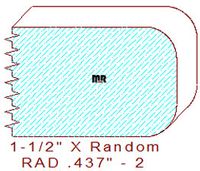 7/16" Radius Edge Moulding - 2