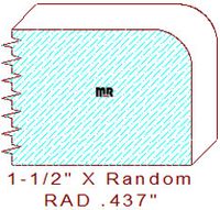 7/16" Radius Edge Moulding 