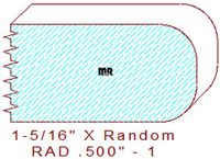 1/2" Radius Edge Moulding - 1 1/2" Radius Edge Moulding - 1