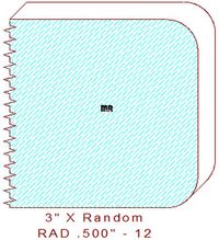1/2" Radius Edge Moulding - 12 1/2" Radius Edge Moulding - 12