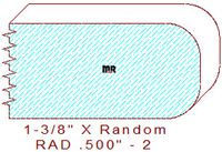 1/2" Radius Edge Moulding - 2 1/2" Radius Edge Moulding - 2